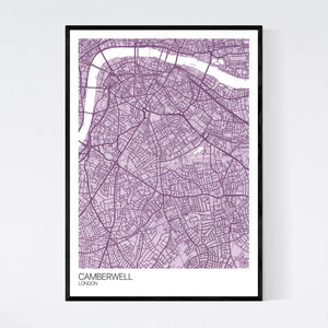 Camberwell Neighbourhood Map Print