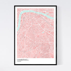 Camberwell Neighbourhood Map Print