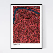 Load image into Gallery viewer, Camberwell Neighbourhood Map Print