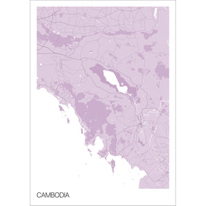 Map of Cambodia, 