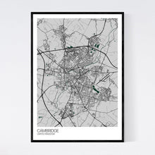 Load image into Gallery viewer, Cambridge City Map Print