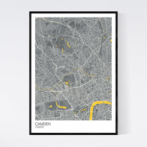 Map of Camden, London