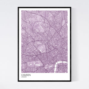 Camden Neighbourhood Map Print