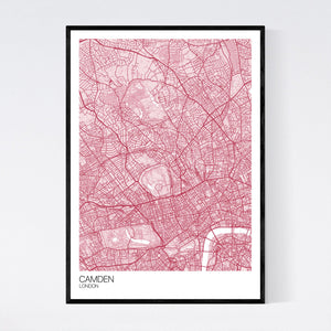 Camden Neighbourhood Map Print