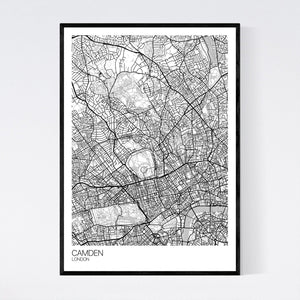 Camden Neighbourhood Map Print