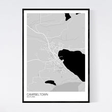 Load image into Gallery viewer, Campbeltown Town Map Print