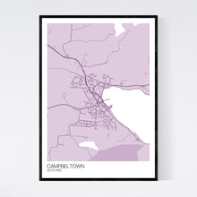 Load image into Gallery viewer, Campbeltown Town Map Print