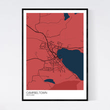 Load image into Gallery viewer, Campbeltown Town Map Print