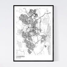 Load image into Gallery viewer, Map of Canberra, Australia
