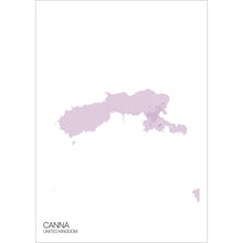 Load image into Gallery viewer, Map of Canna, United Kingdom