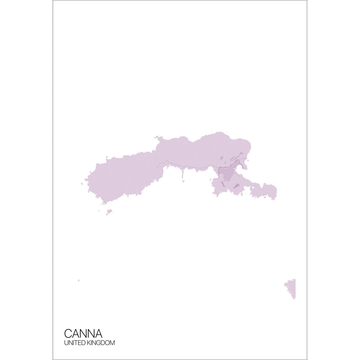 Canna Map Art Print Free International - Canna Uk Map A2 Ptr Pastel Purple White Ps1 T0 1200x1200 