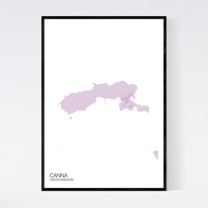Map of Canna, United Kingdom