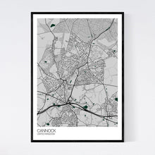Load image into Gallery viewer, Map of Cannock, United Kingdom