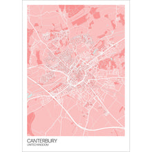 Load image into Gallery viewer, Map of Canterbury, United Kingdom