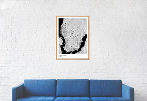 Map of Cape Coral, Florida