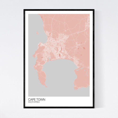 Map of Cape Town, South Africa