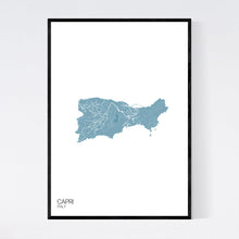 Load image into Gallery viewer, Map of Capri, Italy