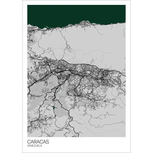 Load image into Gallery viewer, Map of Caracas, Venezuela