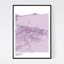 Load image into Gallery viewer, Caracas City Map Print