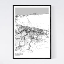 Load image into Gallery viewer, Caracas City Map Print