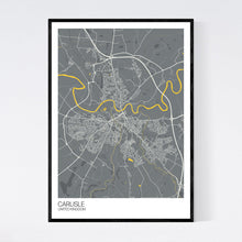 Load image into Gallery viewer, Carlisle City Map Print