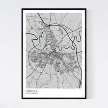 Load image into Gallery viewer, Carlisle City Map Print