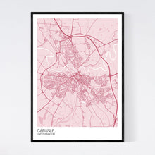 Load image into Gallery viewer, Carlisle City Map Print