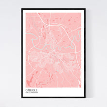 Load image into Gallery viewer, Carlisle City Map Print