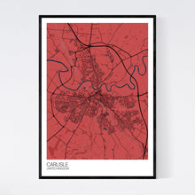 Load image into Gallery viewer, Carlisle City Map Print