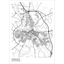 Load image into Gallery viewer, Map of Carlisle, United Kingdom