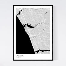 Load image into Gallery viewer, Carlsbad City Map Print