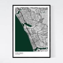 Load image into Gallery viewer, Carlsbad City Map Print