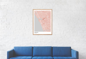 Map of Carlsbad, California