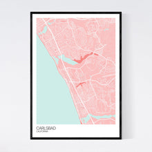 Load image into Gallery viewer, Carlsbad City Map Print