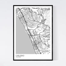 Load image into Gallery viewer, Carlsbad City Map Print