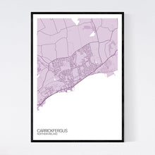 Load image into Gallery viewer, Carrickfergus Town Map Print