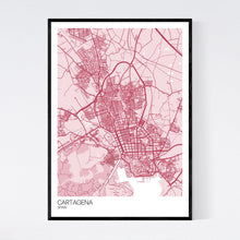 Load image into Gallery viewer, Cartagena City Map Print