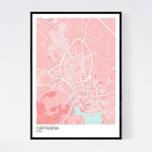 Load image into Gallery viewer, Cartagena City Map Print