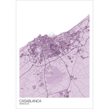 Load image into Gallery viewer, Map of Casablanca, Morocco