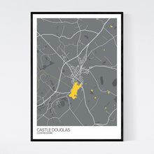 Load image into Gallery viewer, Castle Douglas Town Map Print