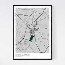 Load image into Gallery viewer, Castle Douglas Town Map Print