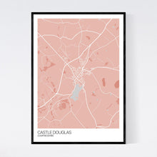 Load image into Gallery viewer, Castle Douglas Town Map Print