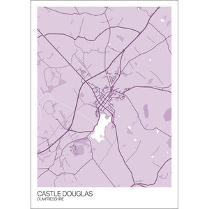 Map of Castle Douglas, Dumfriesshire