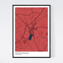 Load image into Gallery viewer, Castle Douglas Town Map Print