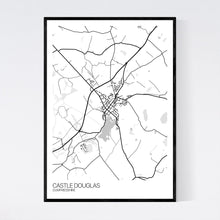 Load image into Gallery viewer, Castle Douglas Town Map Print