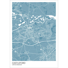 Load image into Gallery viewer, Map of Castleford, United Kingdom