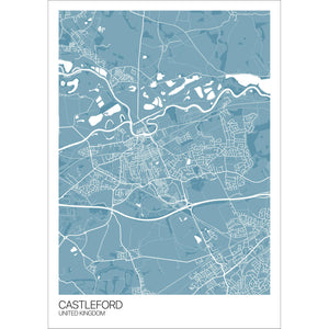 Map of Castleford, United Kingdom