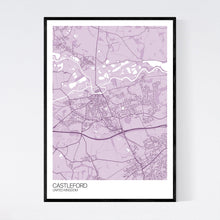 Load image into Gallery viewer, Castleford City Map Print
