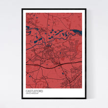 Load image into Gallery viewer, Castleford City Map Print