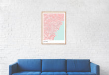 Load image into Gallery viewer, Map of Catania, Italy